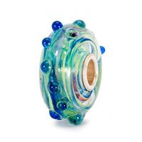 Charm Trollbeads Donna Beads in vetro in Argento TGLBE-10090 - TGLBE-10090